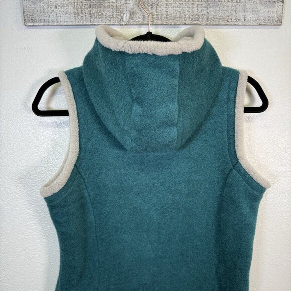 Kuhl Vest Womens Full Zip Hoodie Jacket Sleeveless Alfpaca Fleece Small Gorpcore - Picture 12 of 13